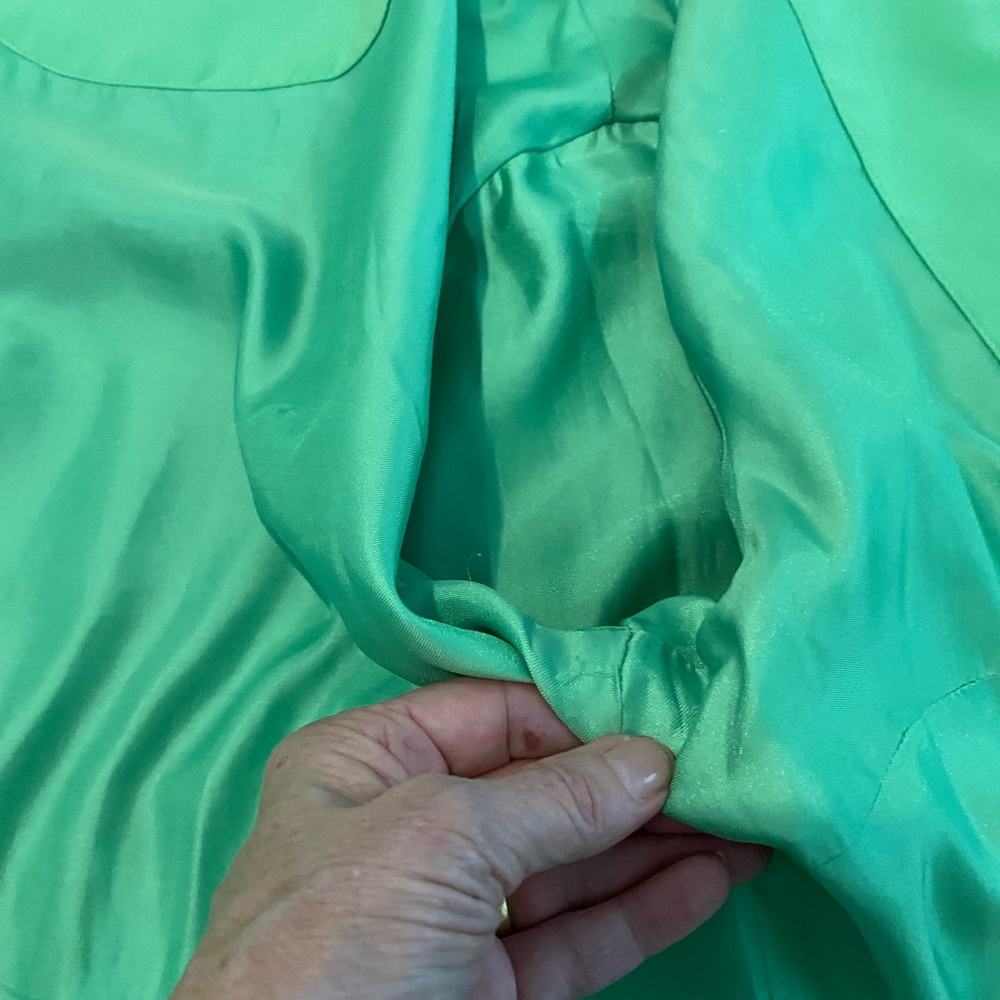 Masters Golf Magnolia Lane Collection Green Jacket Full Zip Lined Size S - Picture 9 of 10